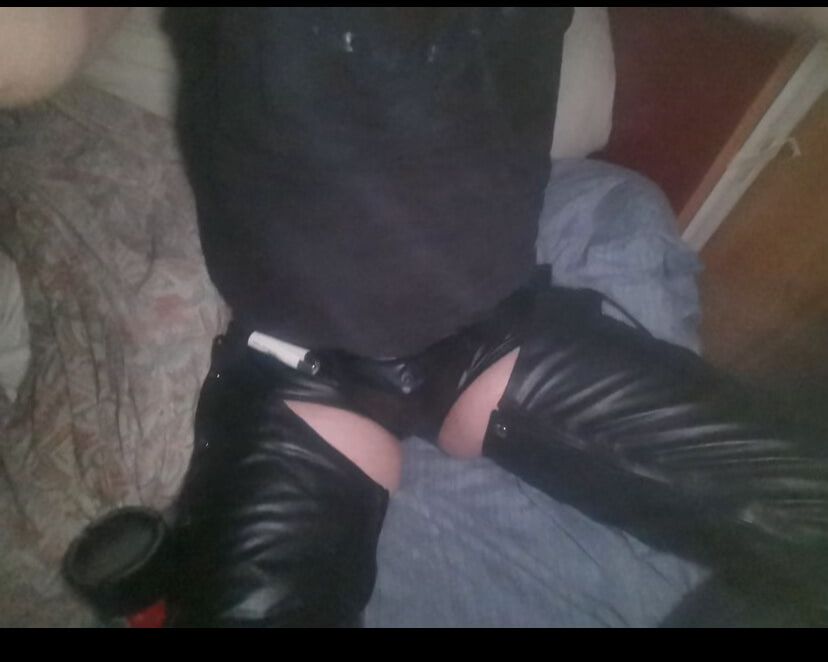 Myself in leather  #9