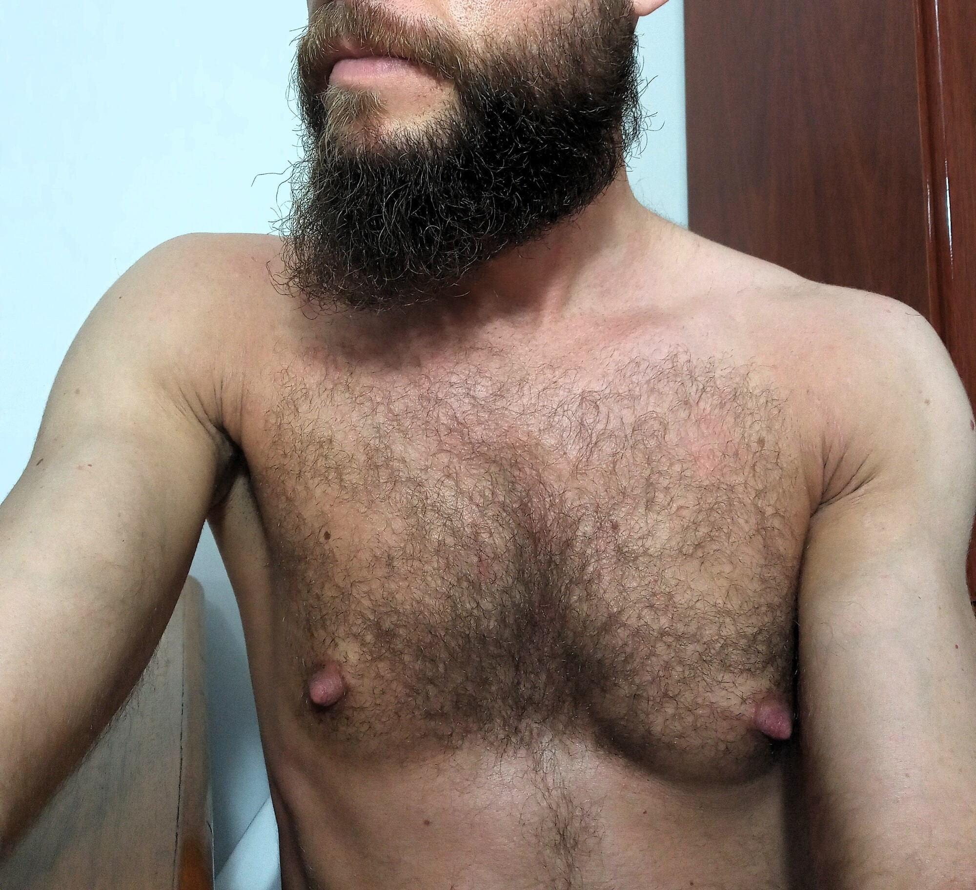 Beard, Hairy Chest and Big Nipples #13