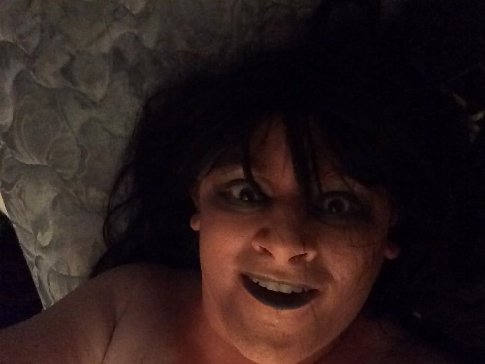 Scary freaky goth sissy #11