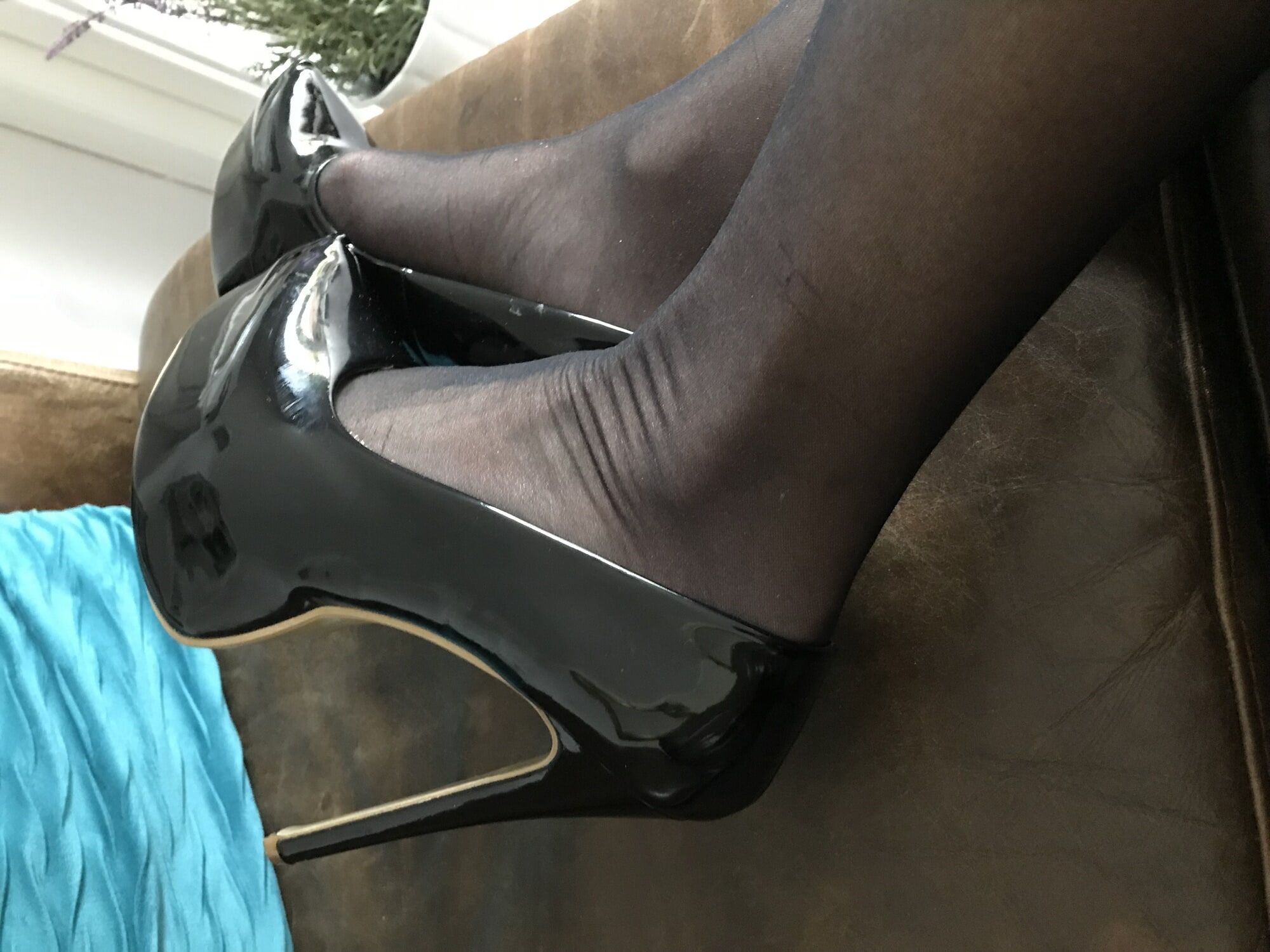 black tights & heels close-up (2) #17
