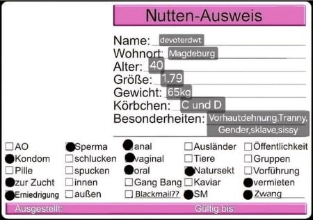 Nutten Ausweis 