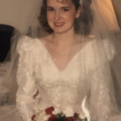 Me on my wedding day