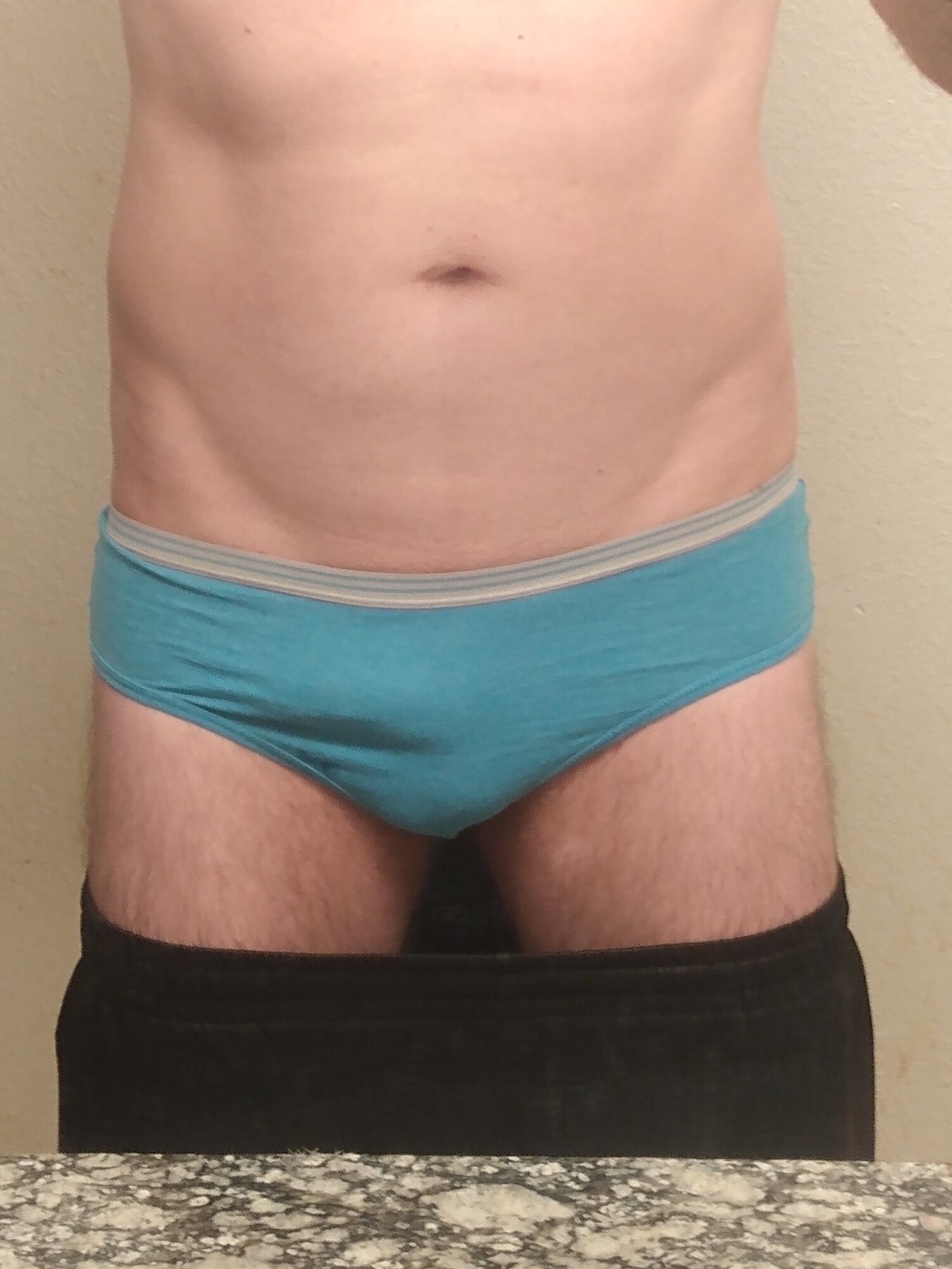 Blue underwear  #3