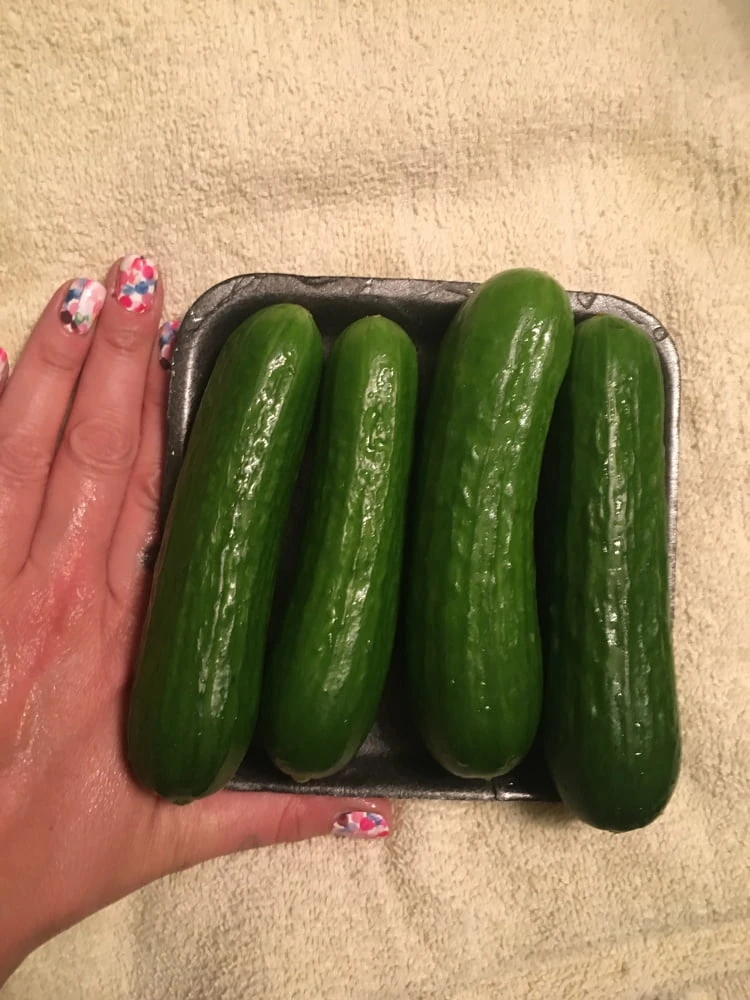 Anal insertions with vegetables  #15