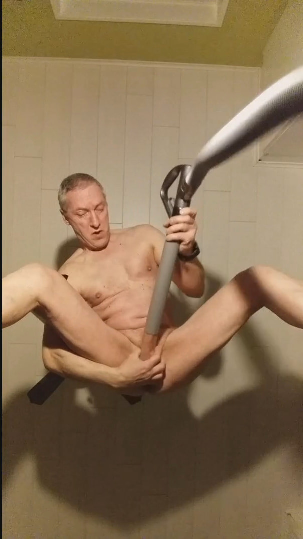 VACUUMCLEANER SUCKING THE CUM OUT OF MY EXHIBITIONIST DICK #13