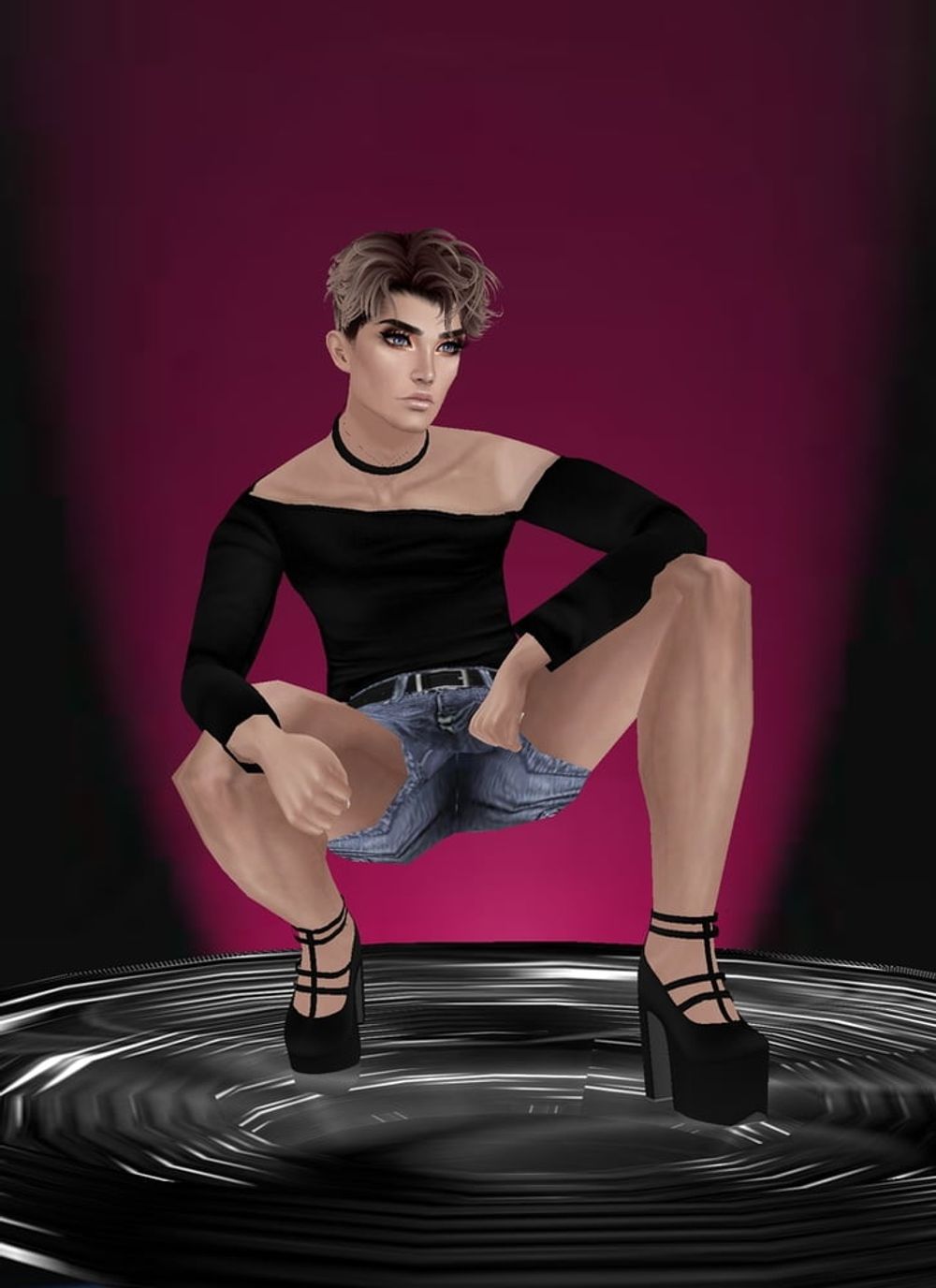 Digital-self: a femboy first night out! #22