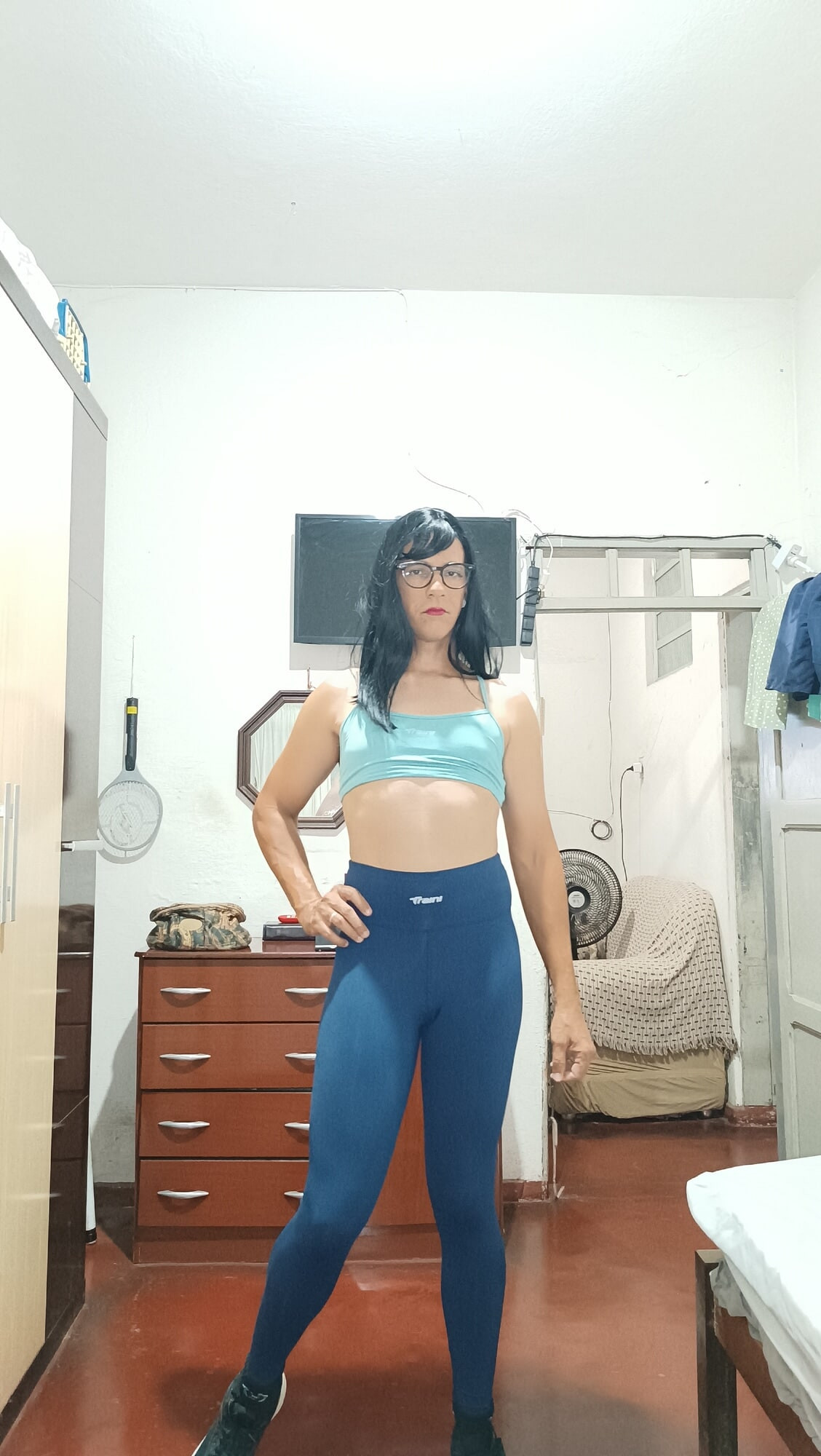 Sakura Nakamura Cute Legging Gym  #27