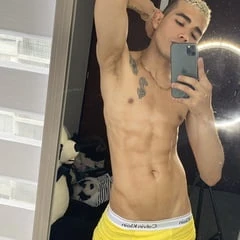 aaron mclaron yellow underwear