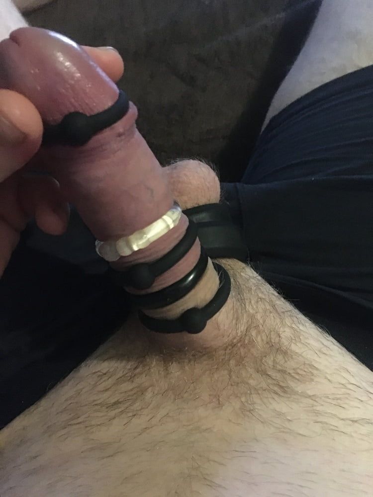 Tied Up Cock And Balls with Rings #13