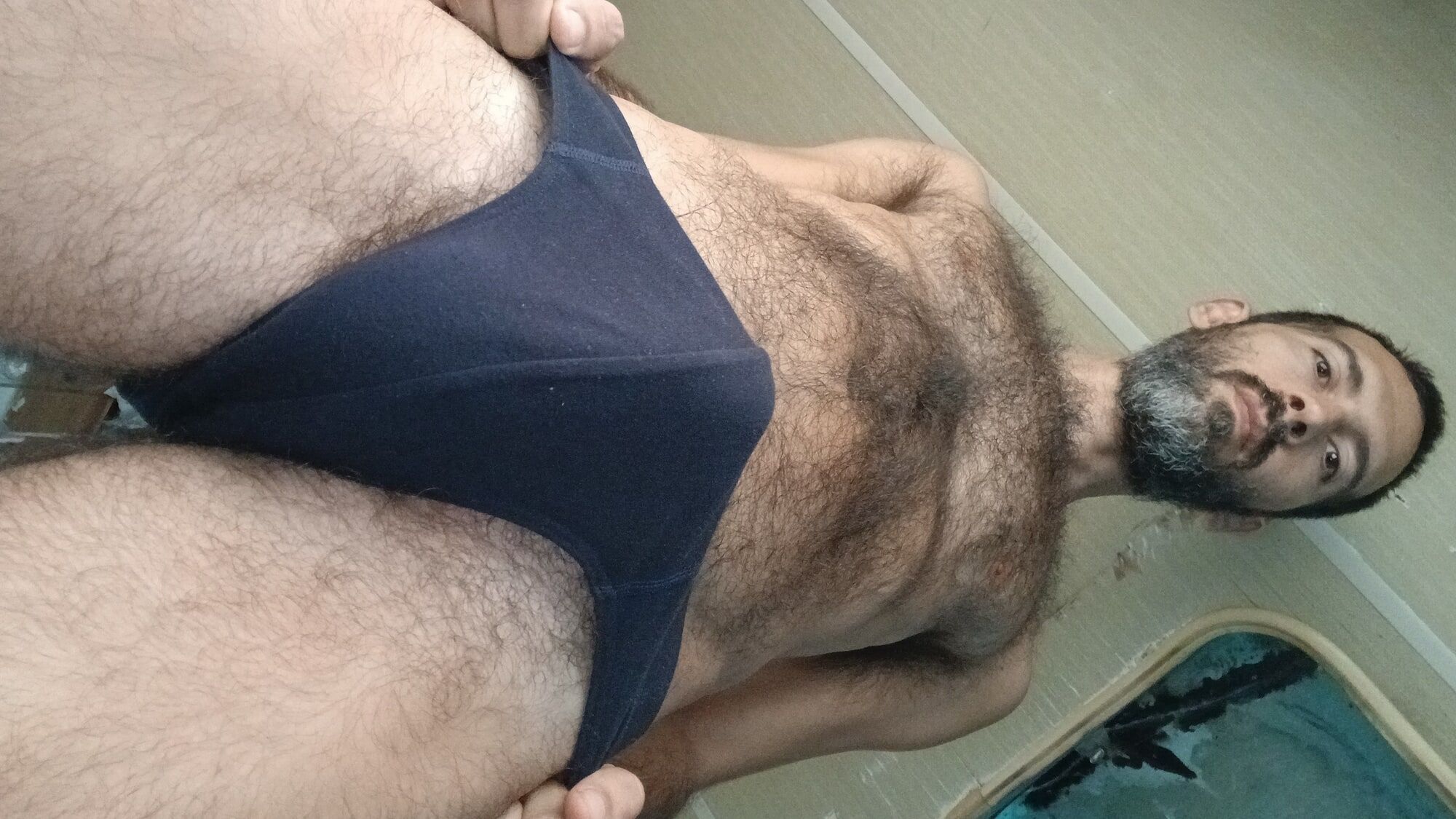 Hard cock in the pants #6