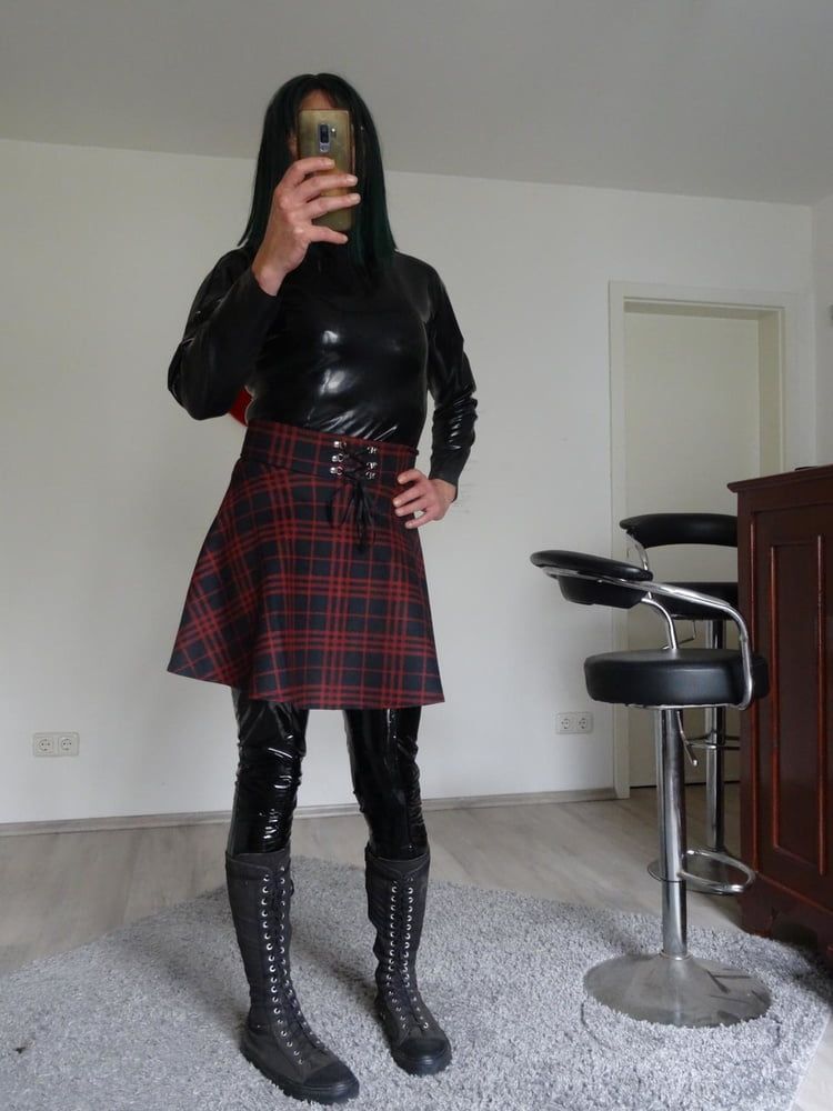 Davine in Sissy Latex Outfit #4
