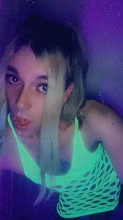 blacklight minidress babe         