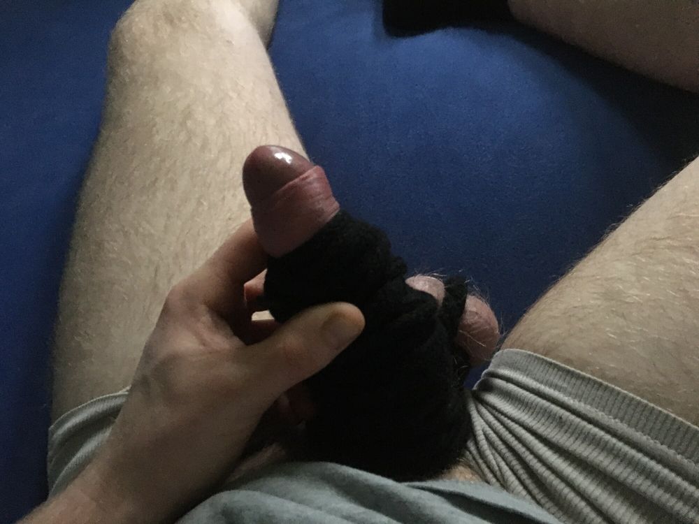 Hairy Cock And Balls Bound With Long Cord  #55