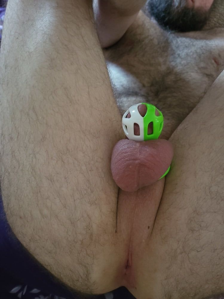 Me and my little caged clitty