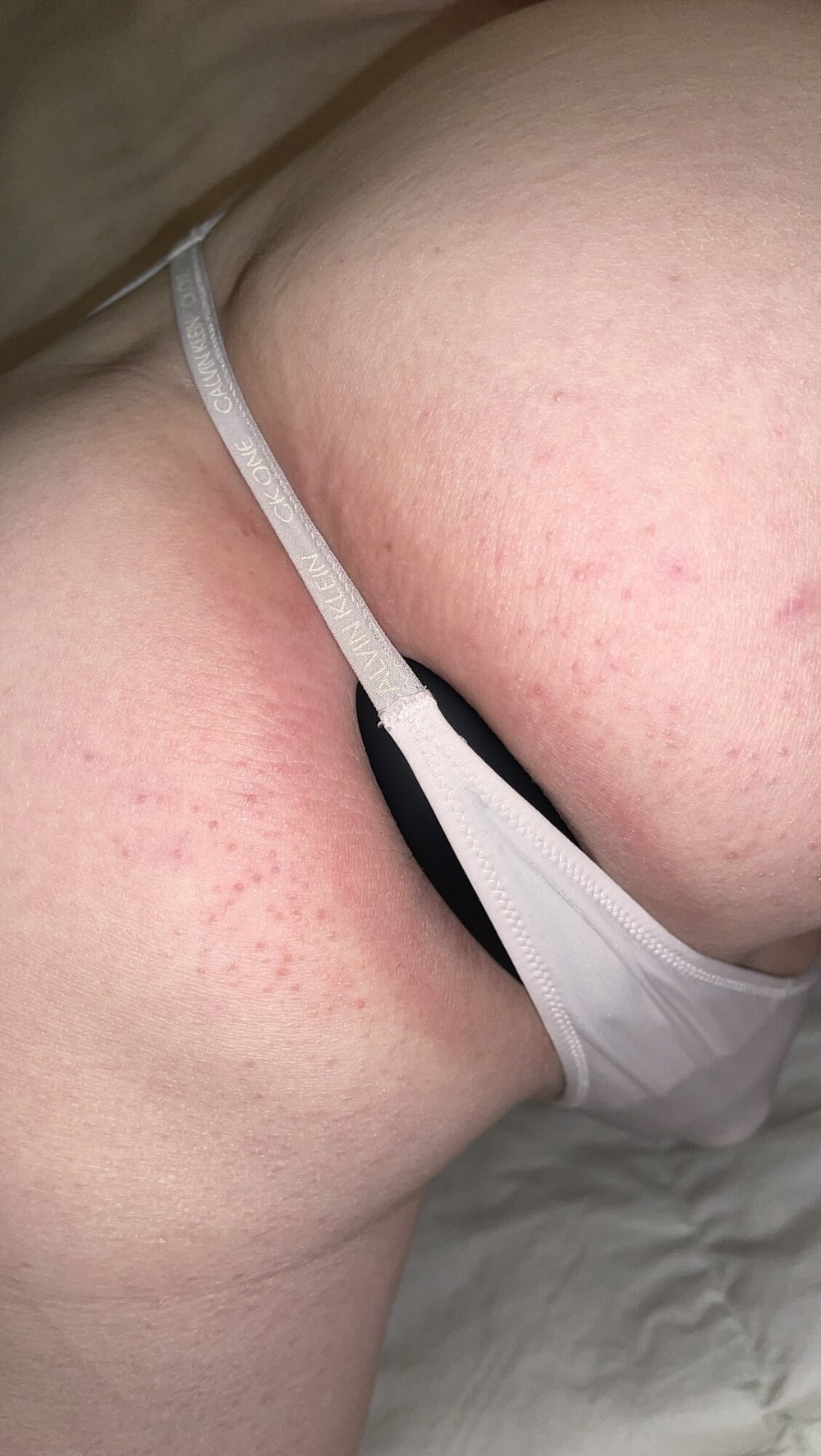 Pink tiny thong and butt plug #11