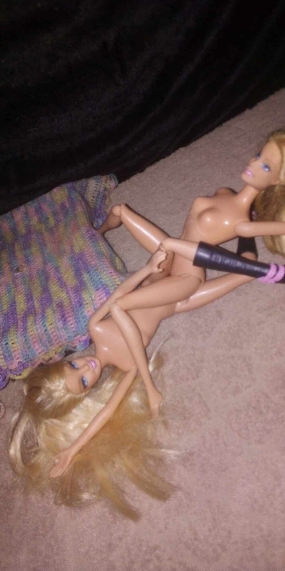 Barbies enjoying