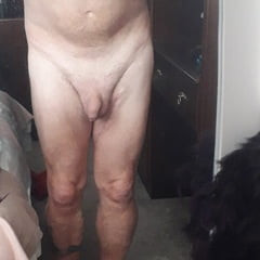 Old bob in a bikinl