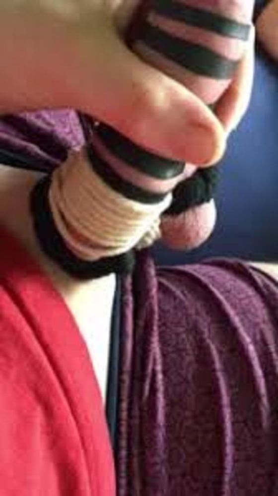 Tied Up Cock & Balls #4
