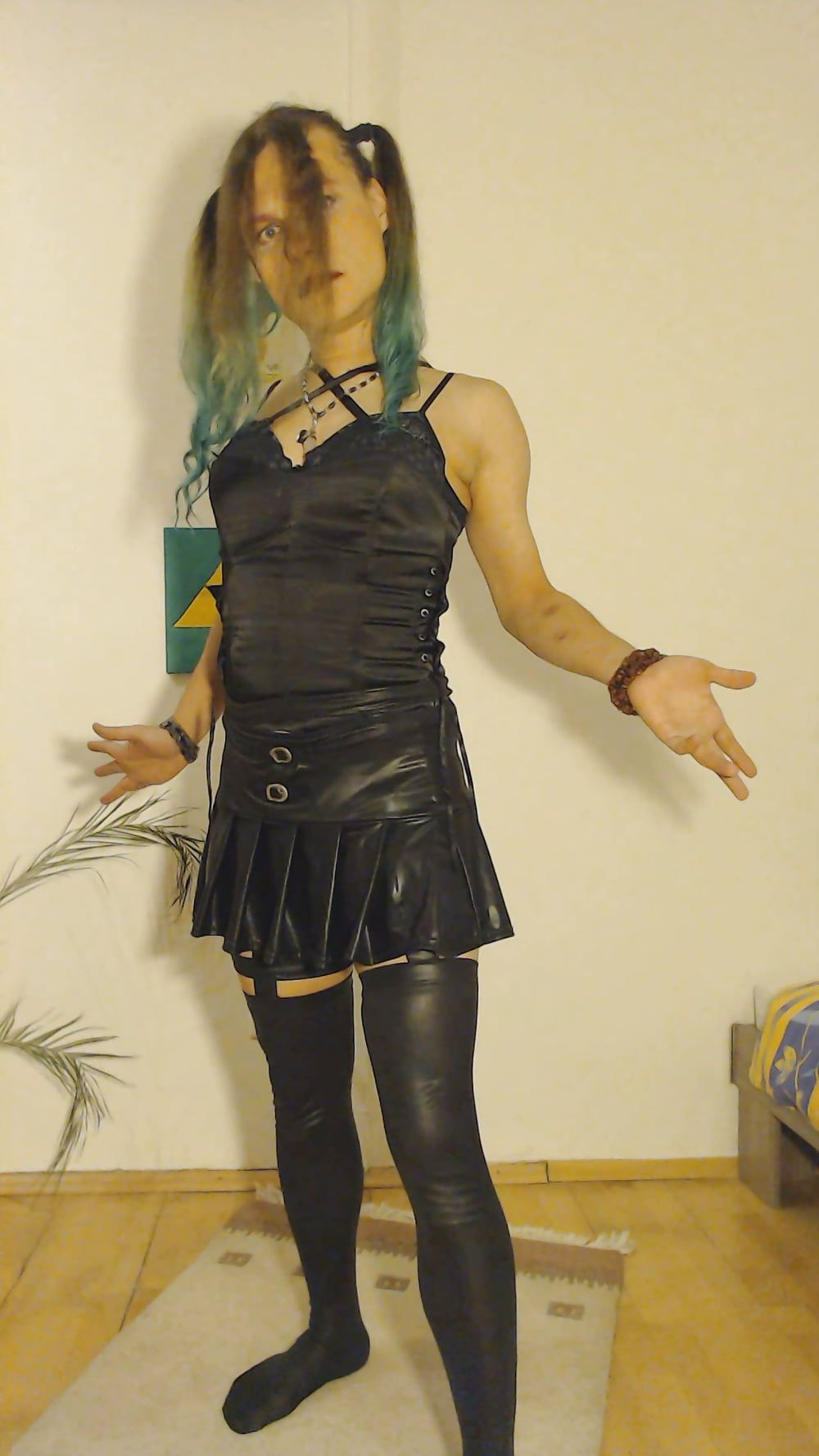 Green Mermaid Cybergoth Brandynette #12