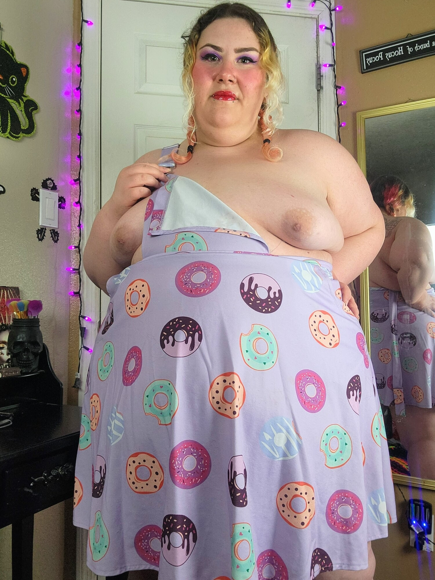 Cute BBW in Donut Dress #10