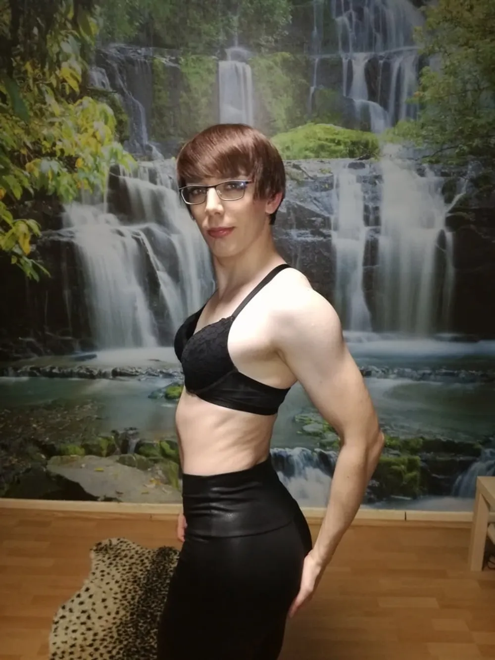 Sissy Faggot In Black #17