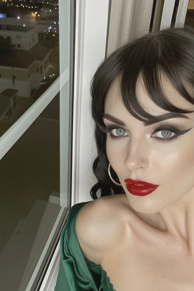 Small Tit Goth Wants A Nice Time With A Good View #3