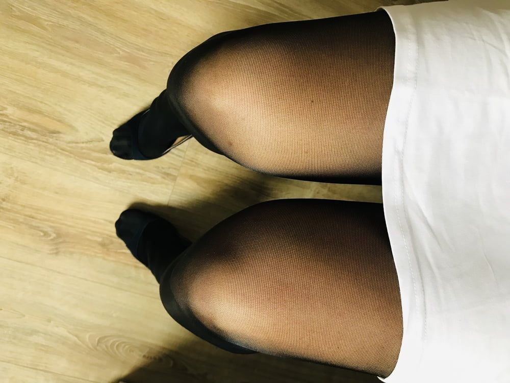 Sexy black stocking legs  #4