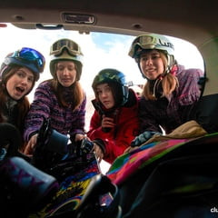 Ready, set, snow! Lesbian Foursome by ClubSweethearts