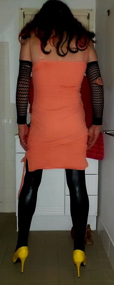 Orange dress  #24