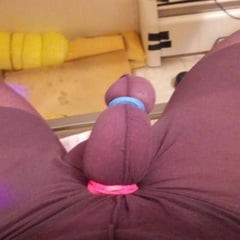 My 6 inch pantyhose cock