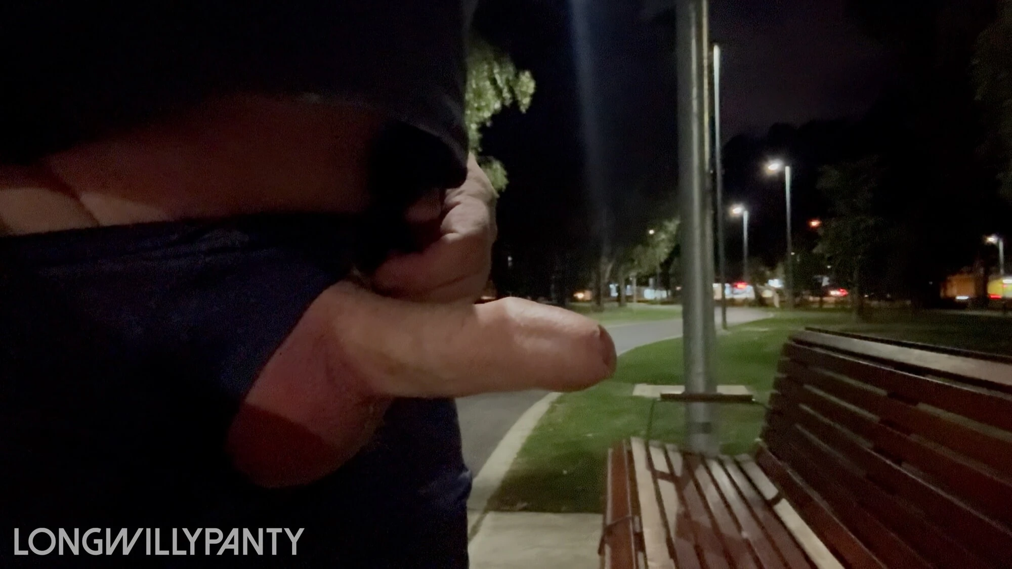 Straight guy strips in public flashing