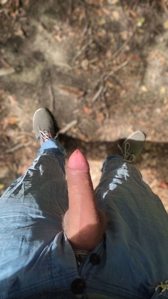 Kissing the tree with my dick #11