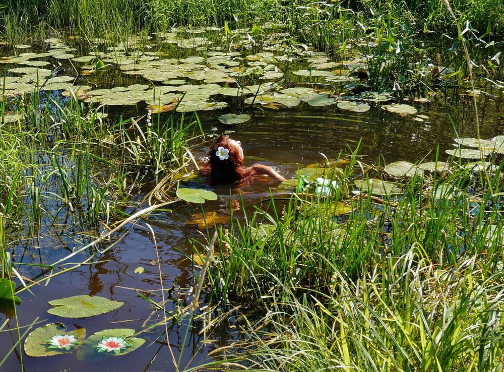 Nude in lazy river #53