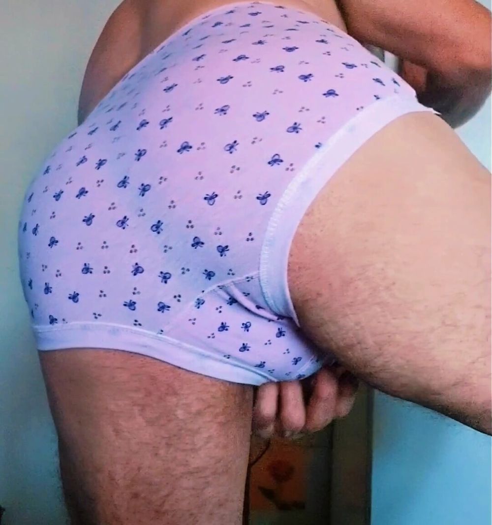 Cotton panties with colorful print from my collection. #9