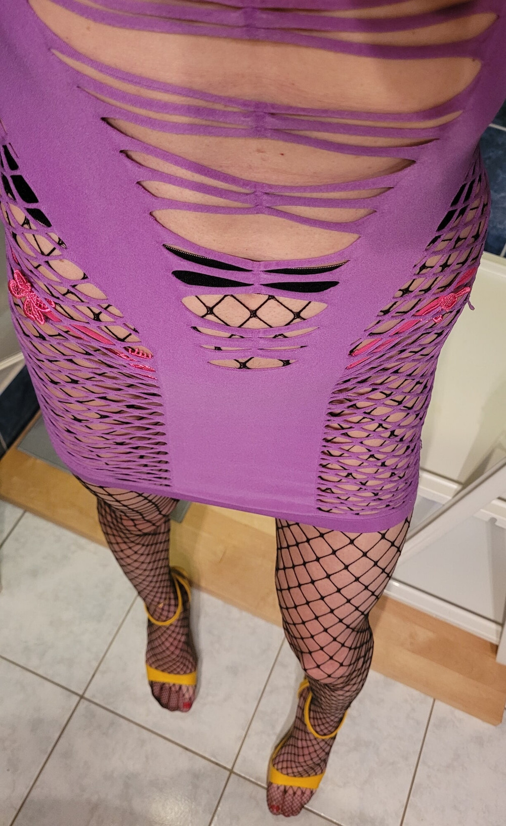 VioletBiTCH💜 Robe Resille Violette Full CAM4 VaneSsaBarBie #14