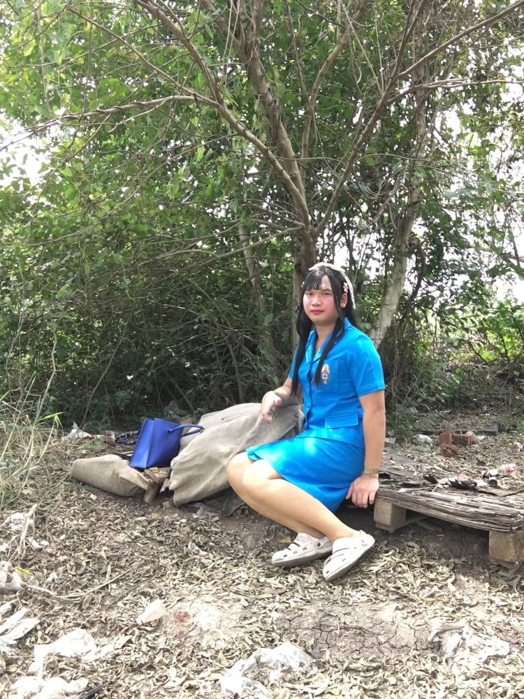 Thai ladyboy teacher Girl scout  #38