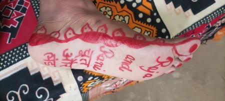 Sissy foot tattoo