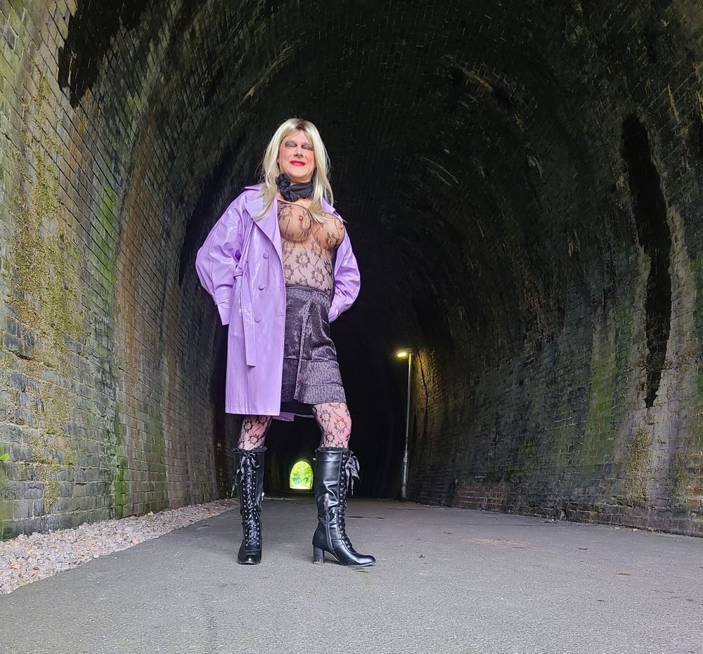 sissy in old tunnel #2