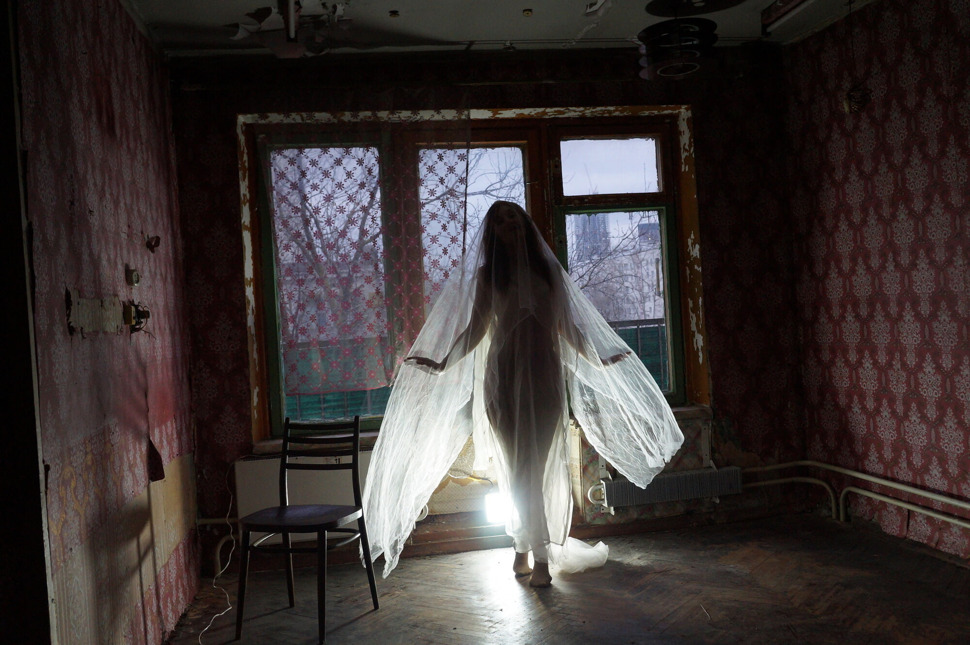Ghost in a-maj in abandoned House #31