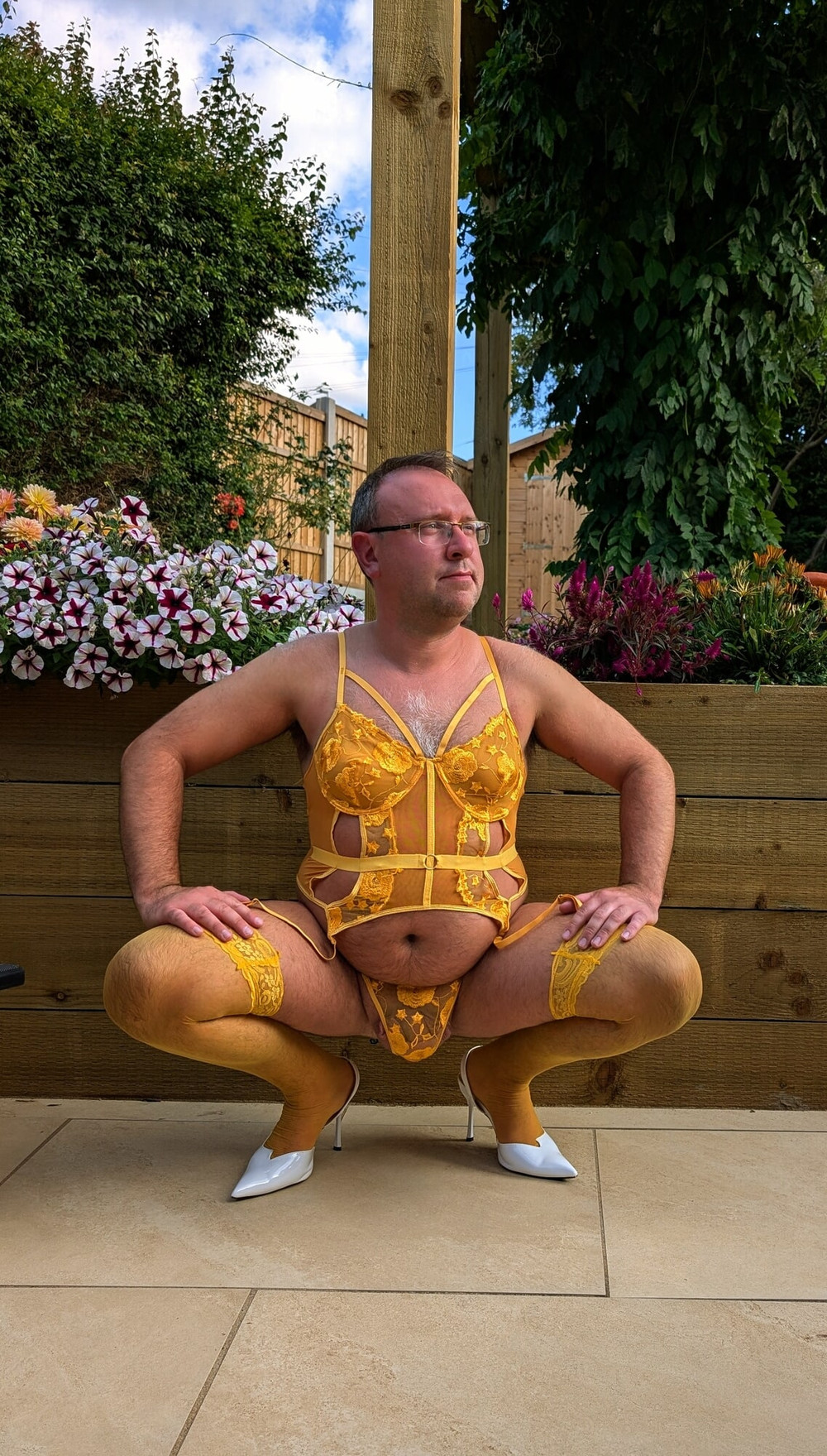 Yellow slutty outfit #7