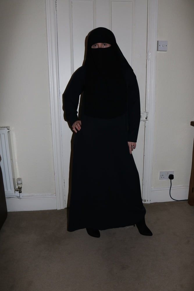 Burqa Niqab Fishnet Pantyhose #5
