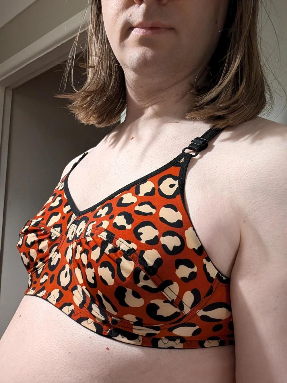 Red Spotted Bra #3