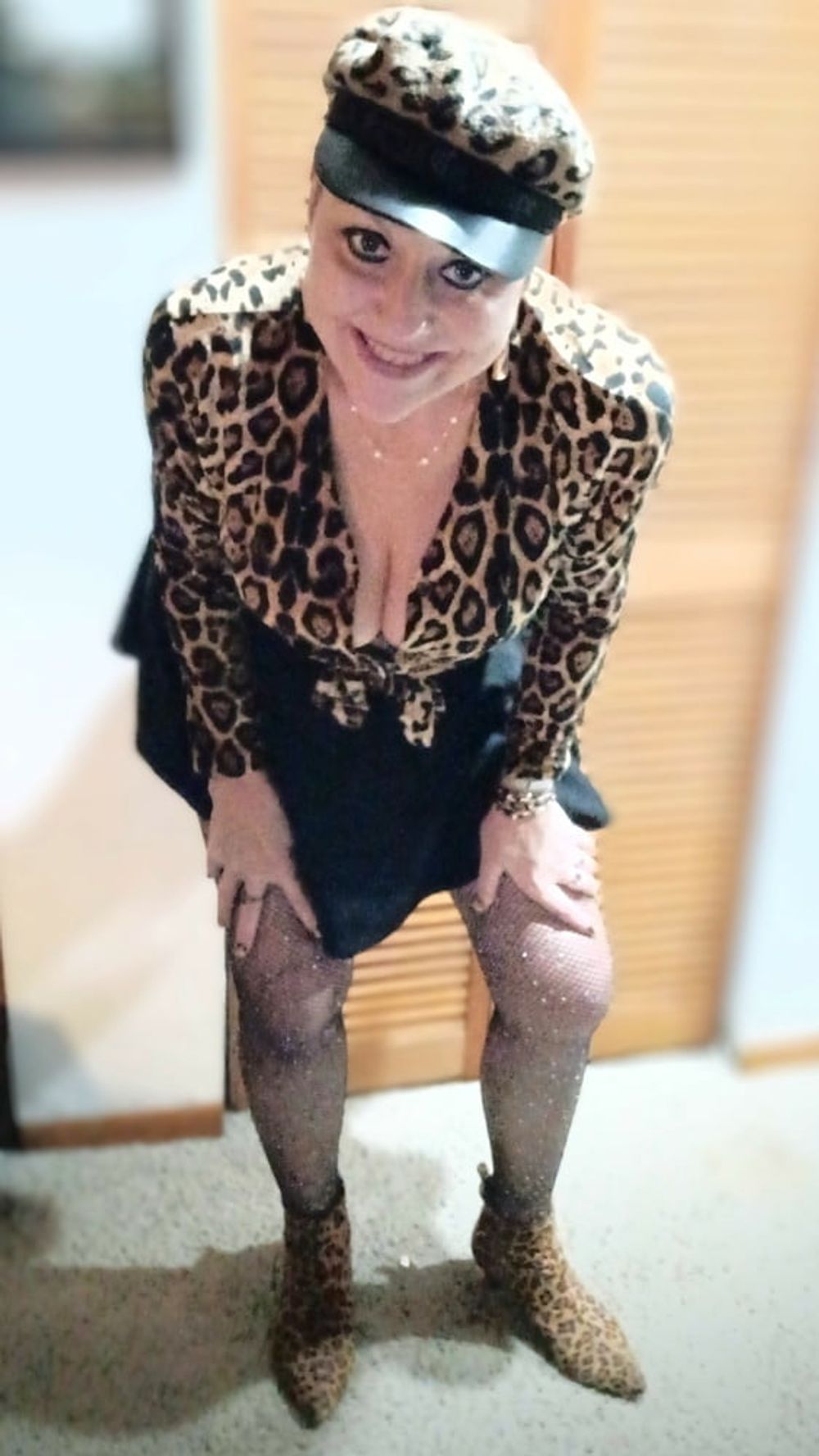 New Year&#039;s Eve at the casino in diamond fishnets  #13