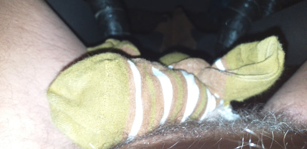 Dick, Socks and my Cum #21