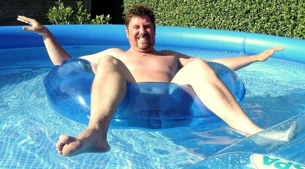 jo vandenbulcke in zwembad