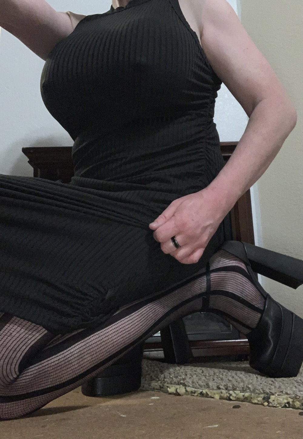 New stockings and heels #7
