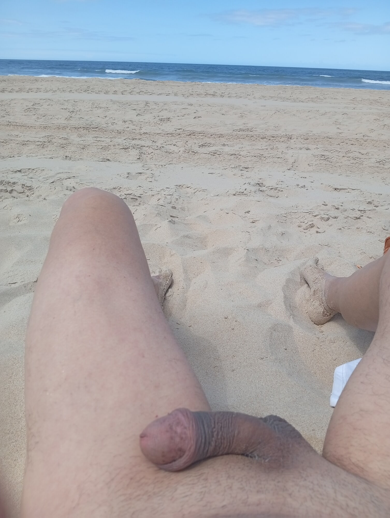 Eu na praia