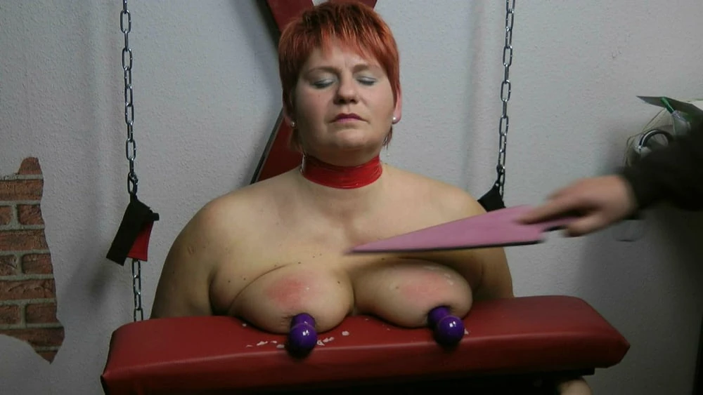 Big Boobs spank and sand #34