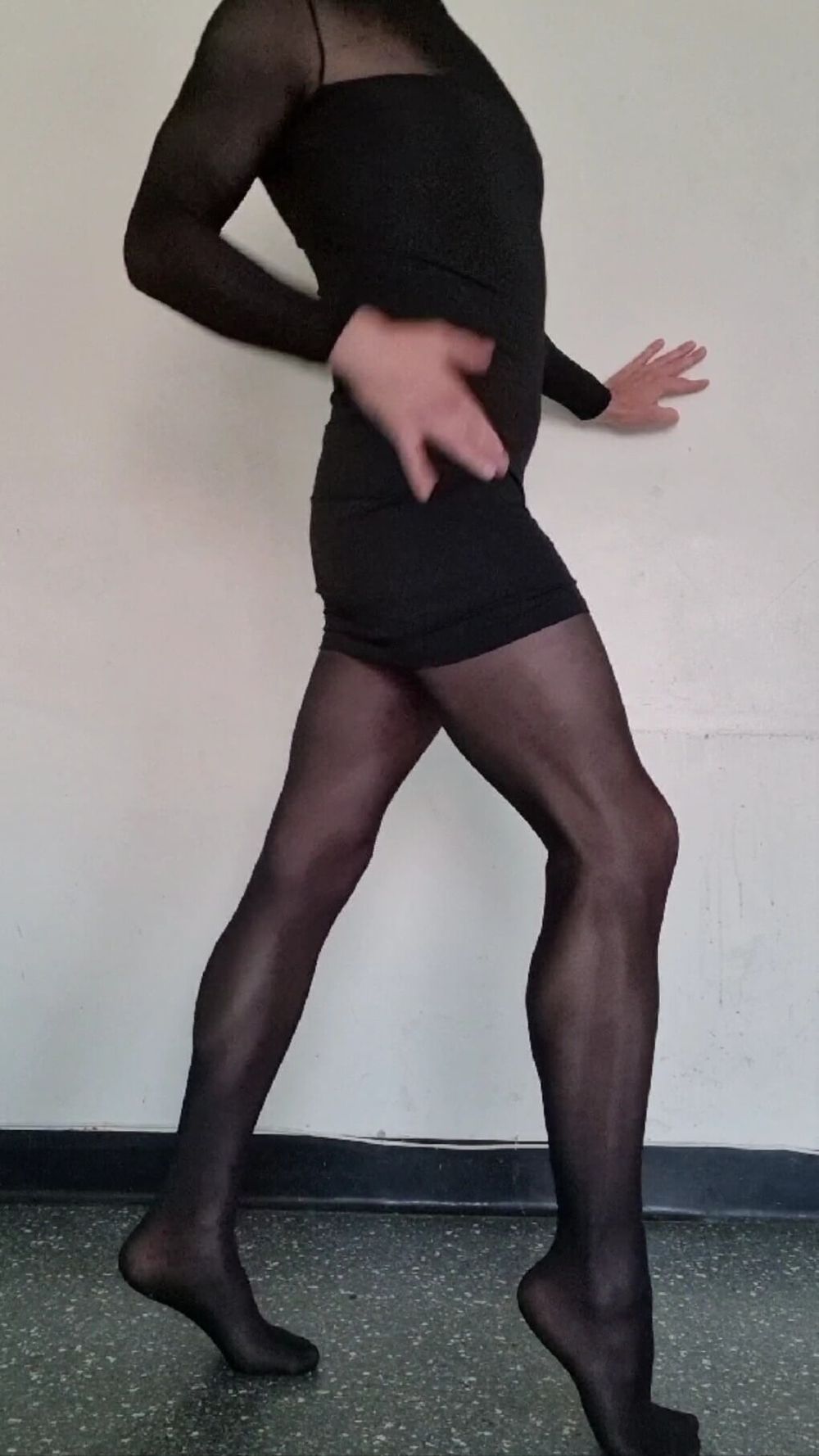 Playing in wolford pantyhose #2