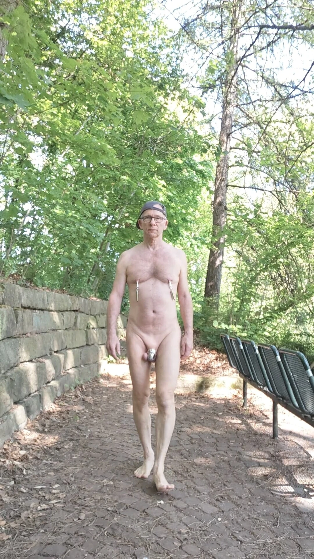 Naked through the park #5